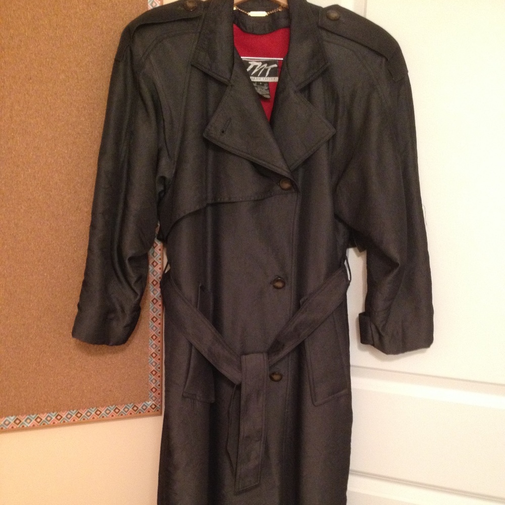Lined Full Length Raincoat - image 1